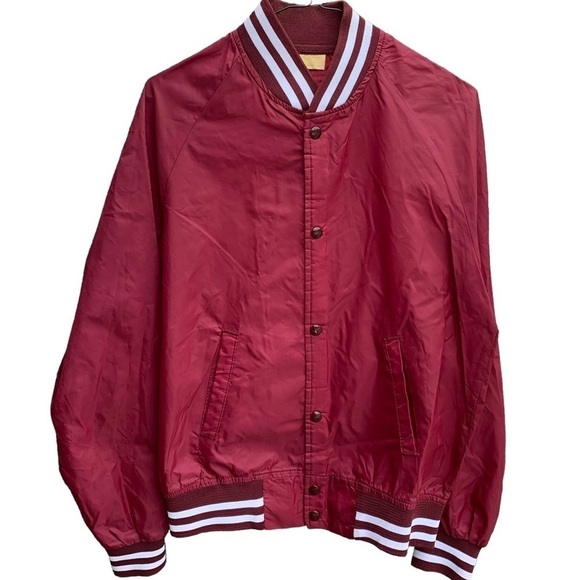 Vintage Satin Bomber Jacket Blokette - Picture 1 of 5